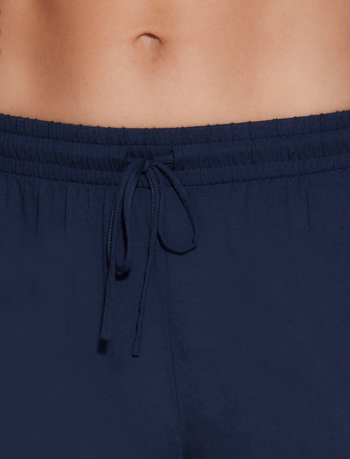 Men's Short Sleeve Top & Shorts Pajama Set Navy