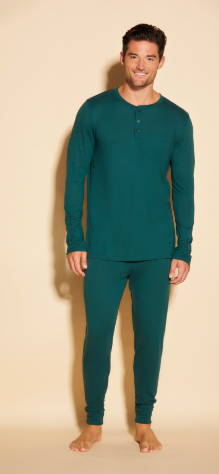 Cosabella Men's Henley & Jogger Pajama Set Congo AMORE9431