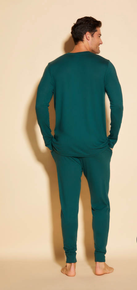 Cosabella Men's Henley & Jogger Pajama Set Congo AMORE9431