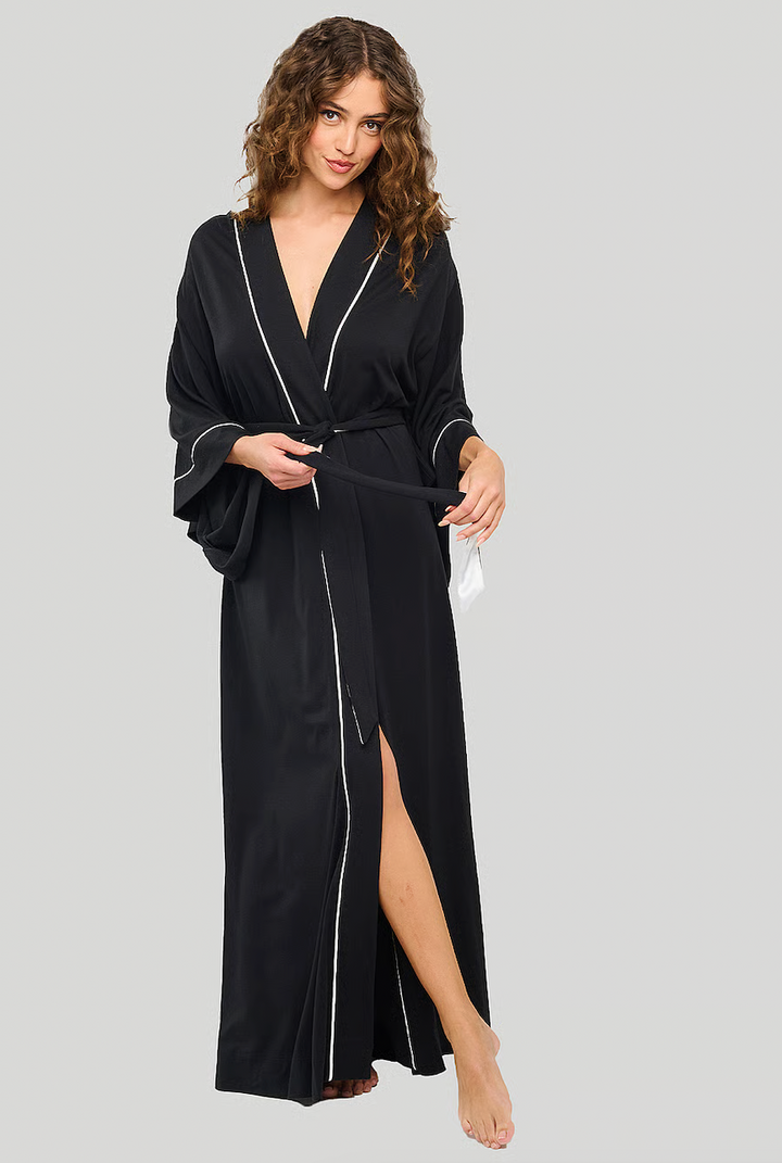 Pima Lusso Kimono Robe One Size