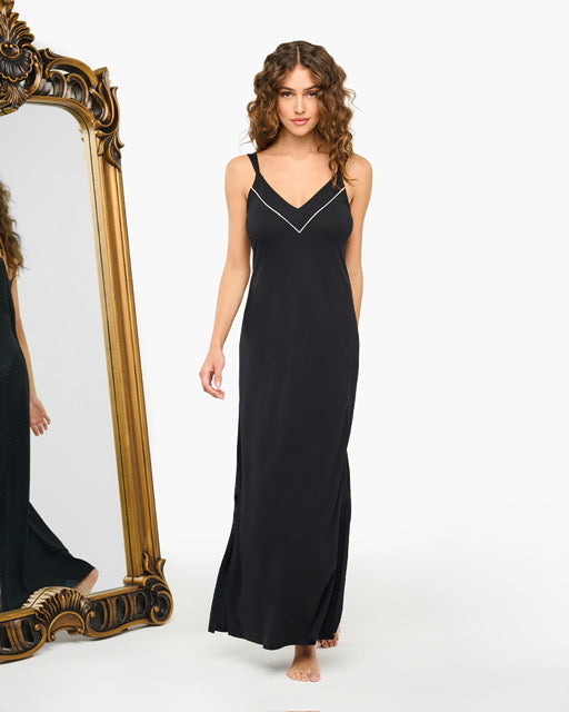 Pima Lusso Maxi Lounge Dress