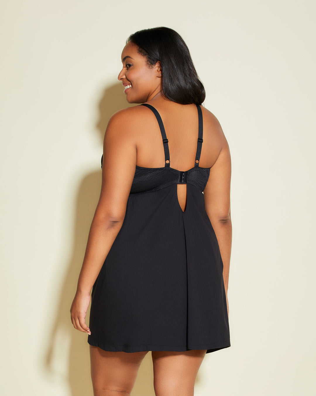 COSABELLA Dolce Extended Babydoll Black DOLCE2611P 1X - 3X