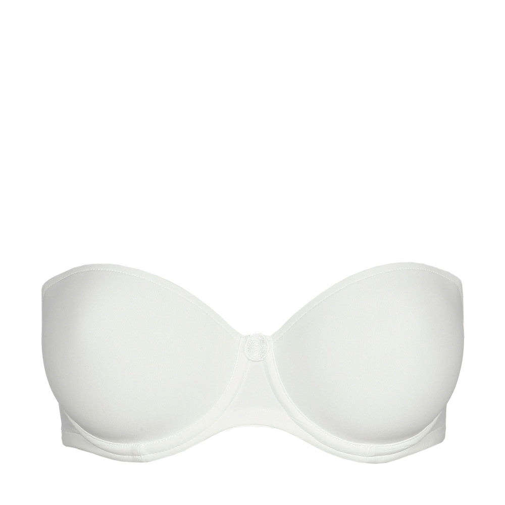 Tom Strapless T-Shirt Bra - Underwired, Seamless, Convertible To Bandeau With Removable Polka Dot Straps
