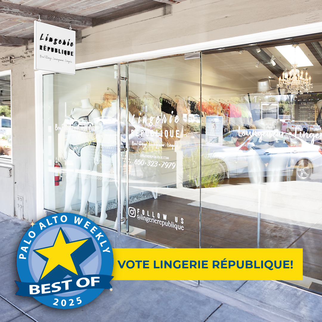 We’re Blushing! Vote Lingerie République for Best of Palo Alto