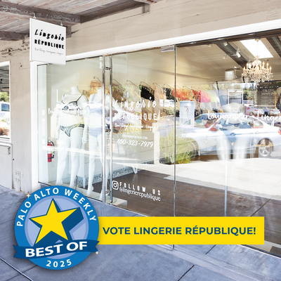 We’re Blushing! Vote Lingerie République for Best of Palo Alto