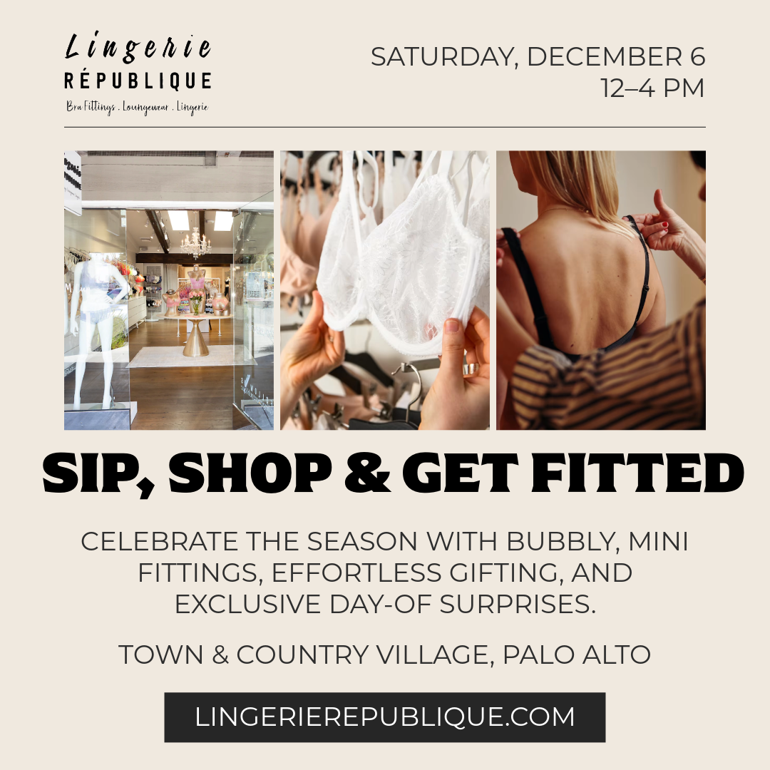 Sip, Shop, & Get Fitted — Join Us for a Festive In-Store Event!