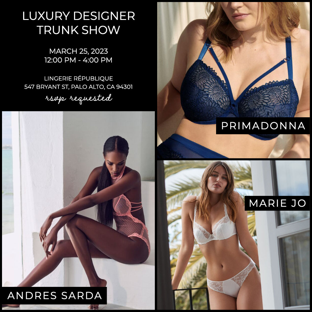 PrimaDonna & Marie Jo Trunk Show: Saturday, March 25, 2023