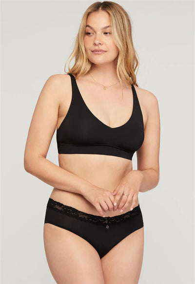 Mysa No-Show Wire-Free Bralette in Black