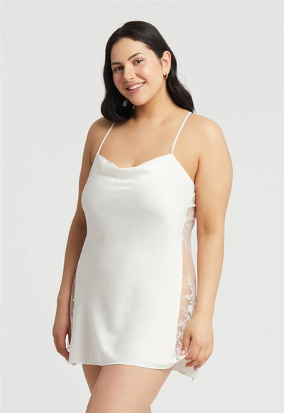 Darling Side Lace Chemise Ivory XS - 3X