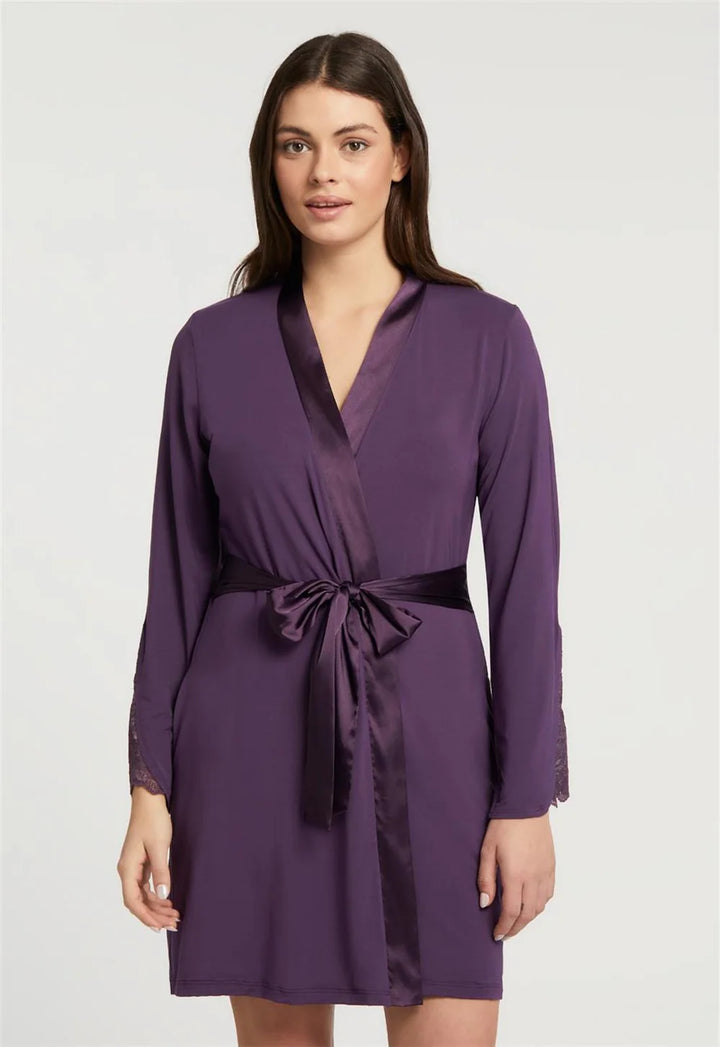 Winter Bliss Robe IN PINOT