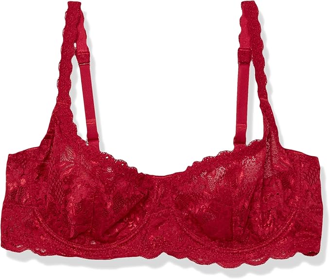 Never Say Never Balconette Bra Sindoor Red