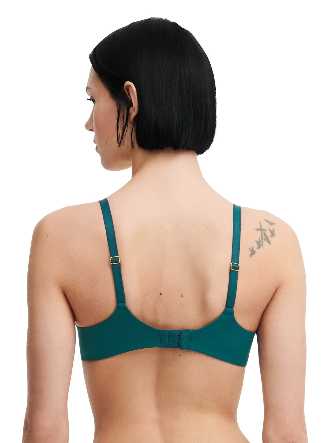 Orangerie Dream Lace Contour Plunge Bra Emerald