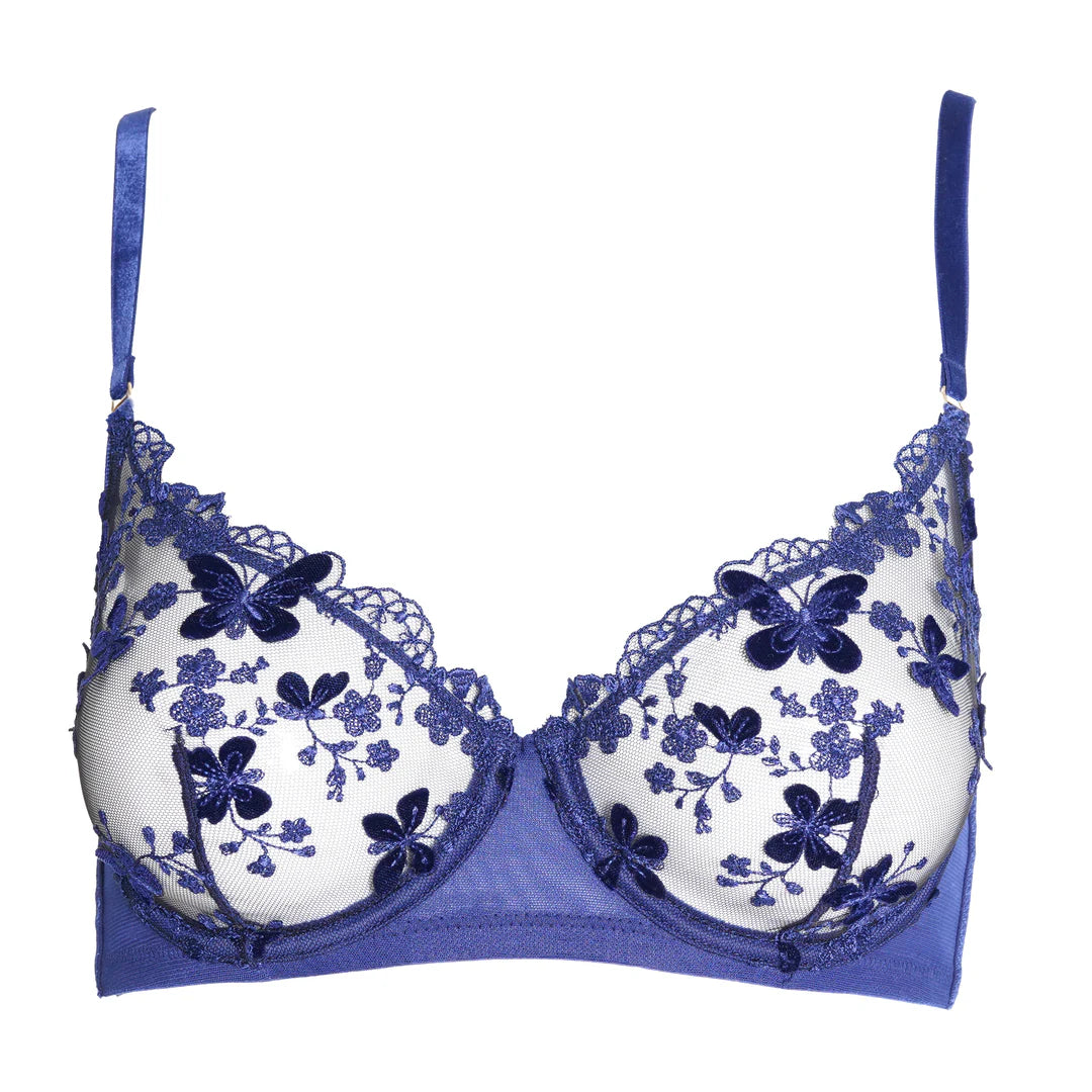 Papillon Balconette Bra Navy