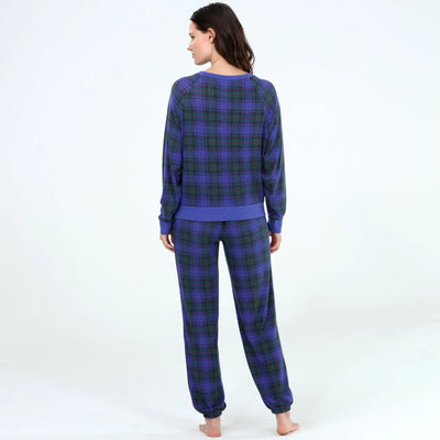 STAR SEEKER LOUNGE SET IN Noel Plaid