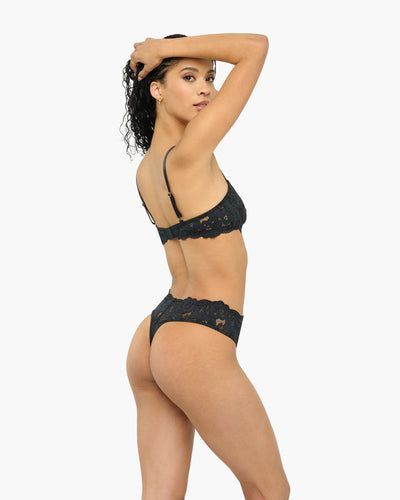 Romanza Thong Black