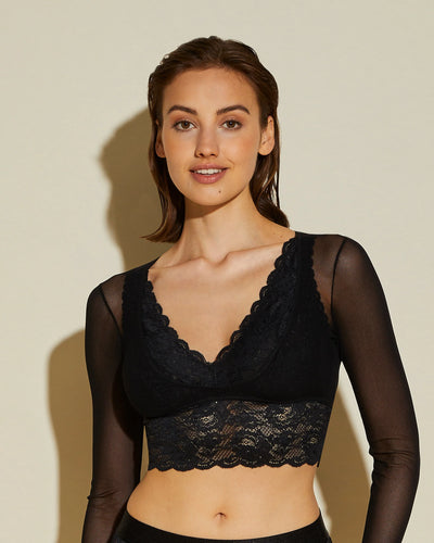 Cosabella Soire Confidence Gloved Bolero Black SOIRC9391