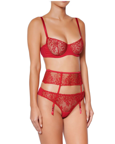 Eglantine Balconette Bra Red