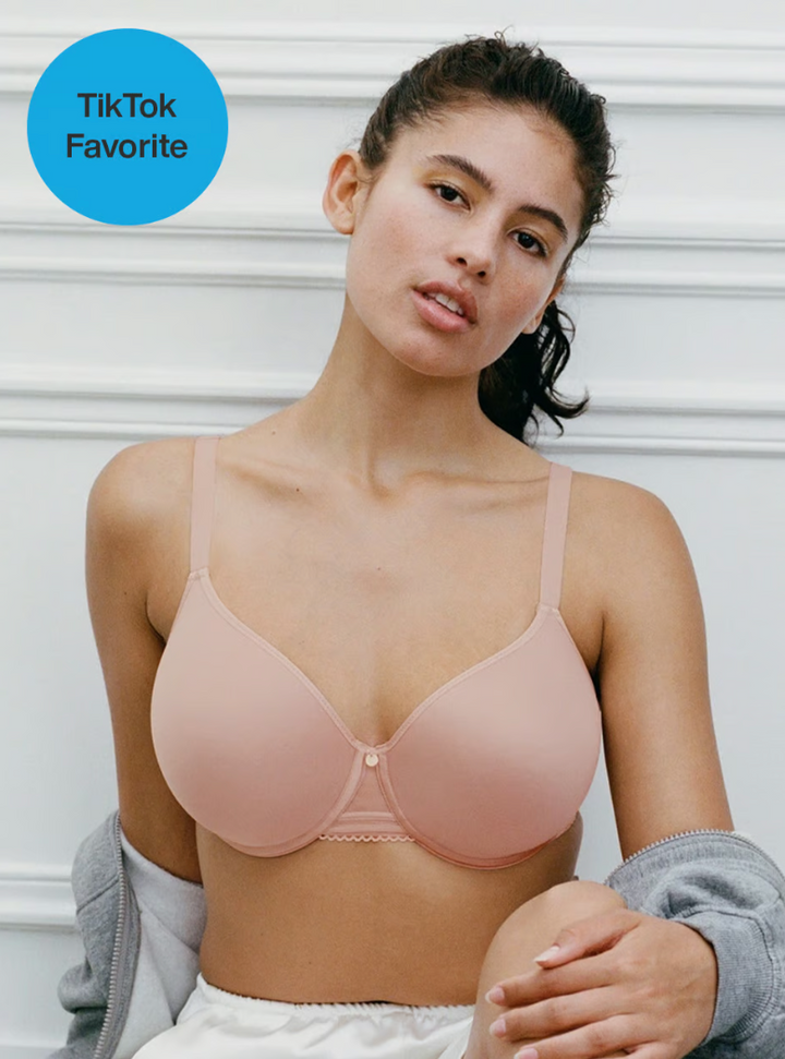 C Jolie Comfort Convertible T-Shirt Bra Rose Authentique