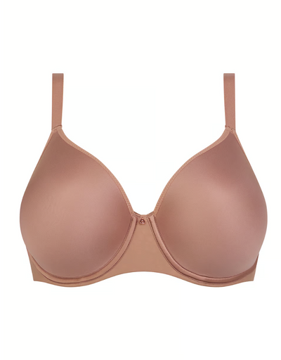 Comfort Chic Back T-Shirt Bra Coffee Latte Nude