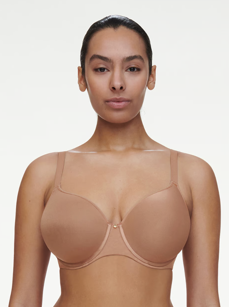 Comfort Chic Back T-Shirt Bra Coffee Latte Nude