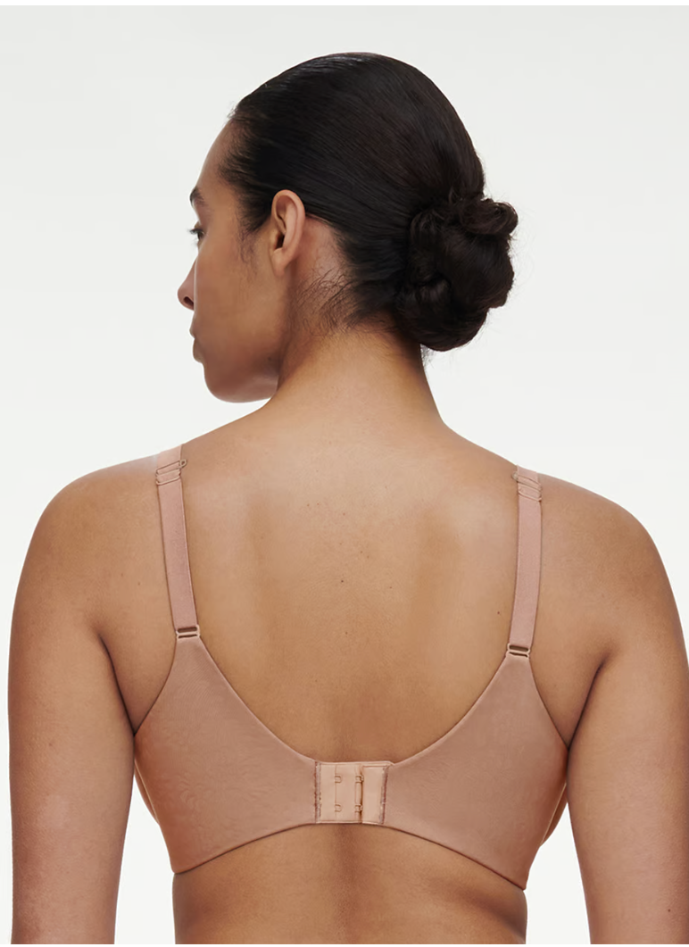 Comfort Chic Back T-Shirt Bra Coffee Latte Nude