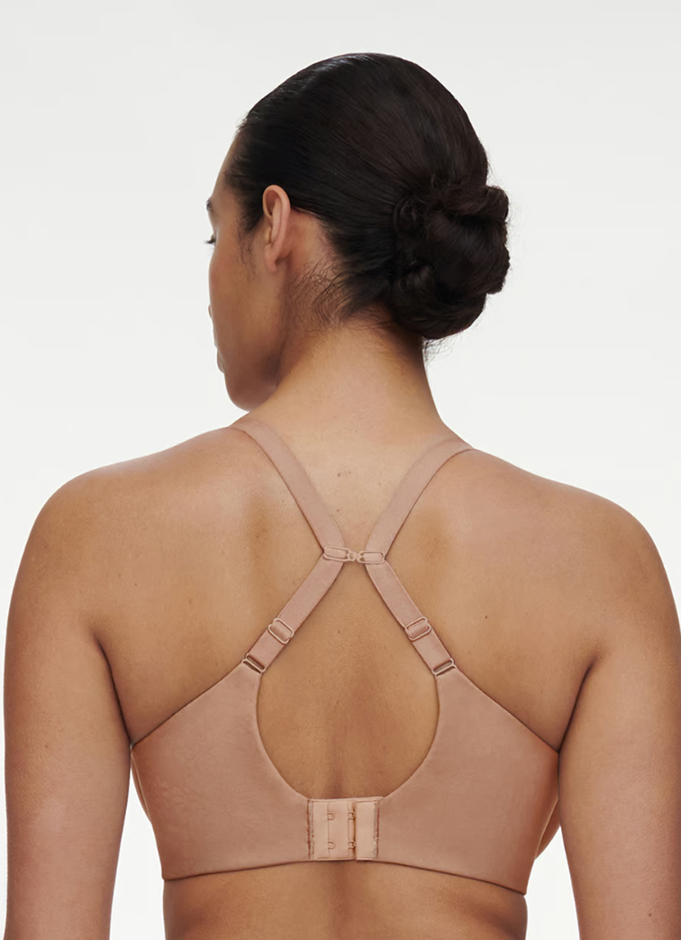 Comfort Chic Back T-Shirt Bra Coffee Latte Nude