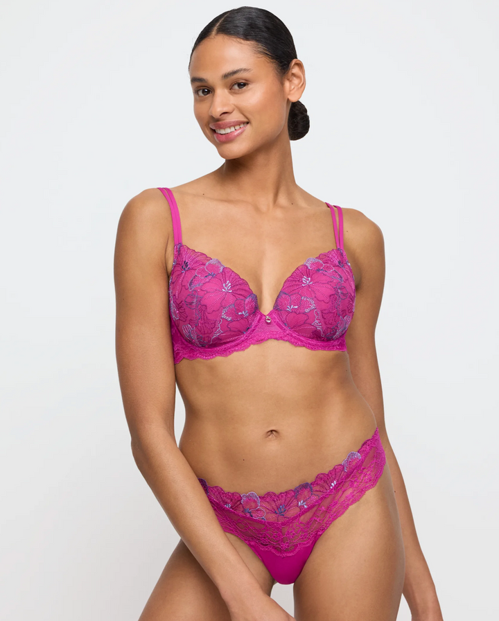 Noemy PLUNGE BRA Fuchsia Fiesta