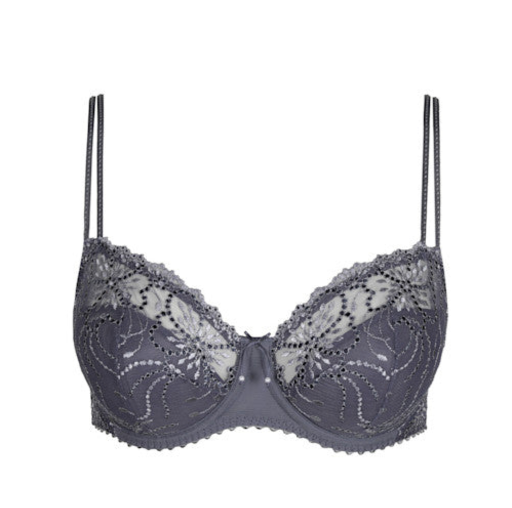 Jane HALF PADDED BALCONETTE BRA Blue Shadow