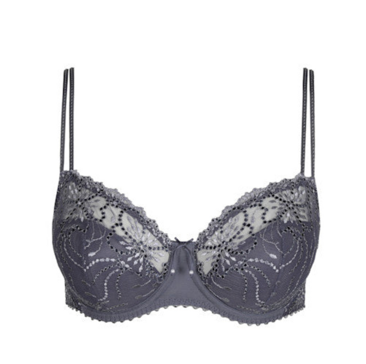 Jane HALF PADDED BALCONETTE BRA Blue Shadow