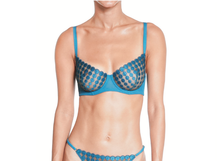 DECO DOTS BALCONETTE BRALETTE Turquoise