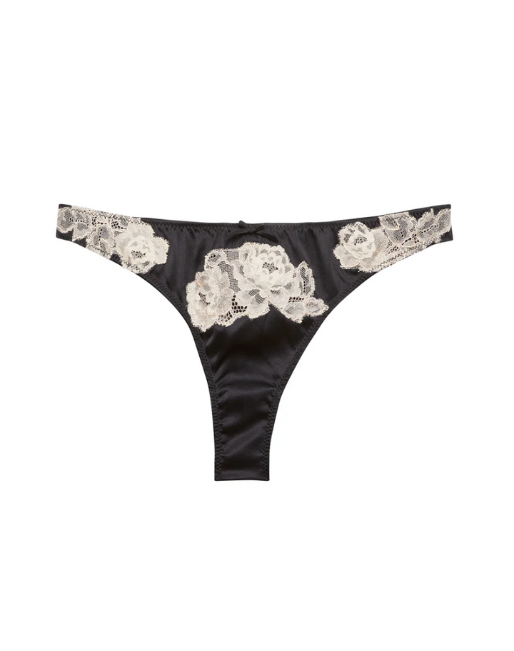 Juliet Lace Thong Black XS - XL