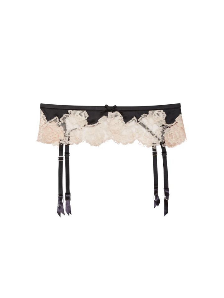 Juliet Lace Garter Belt Black