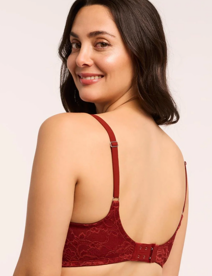 Muse Full Cup Lace Bra Chili