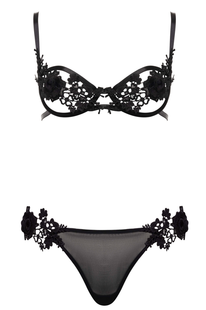 Sydney Bra Set Black