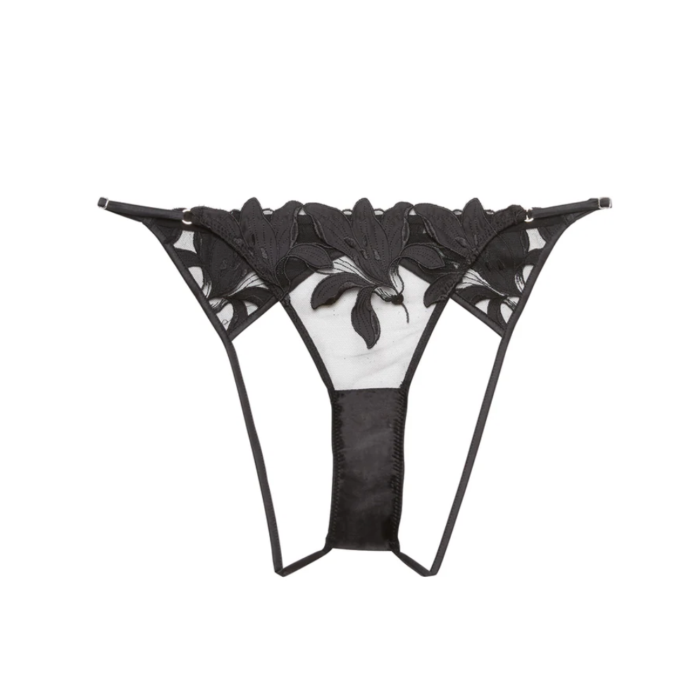 Lily Embroidery Ouvert Panty