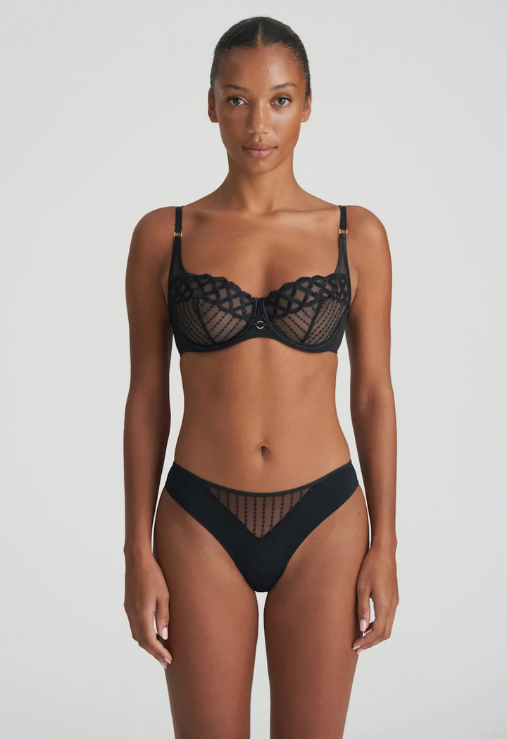Jhana Sheer Balconette Bra