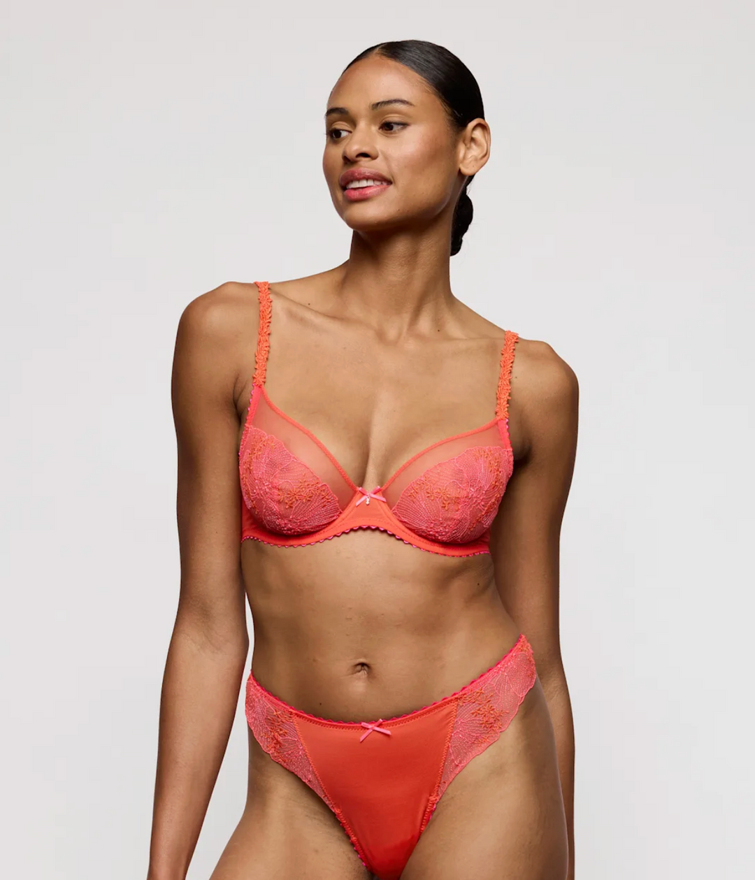 Solene Sheer Plunge Bra