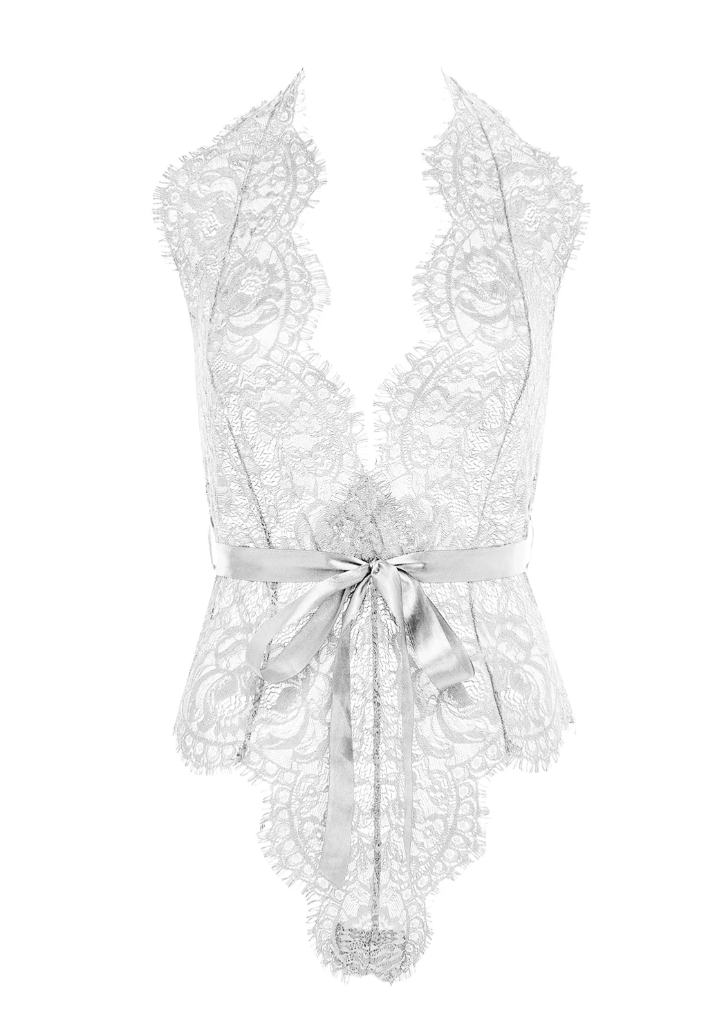 Naomi Lace Halter Teddy