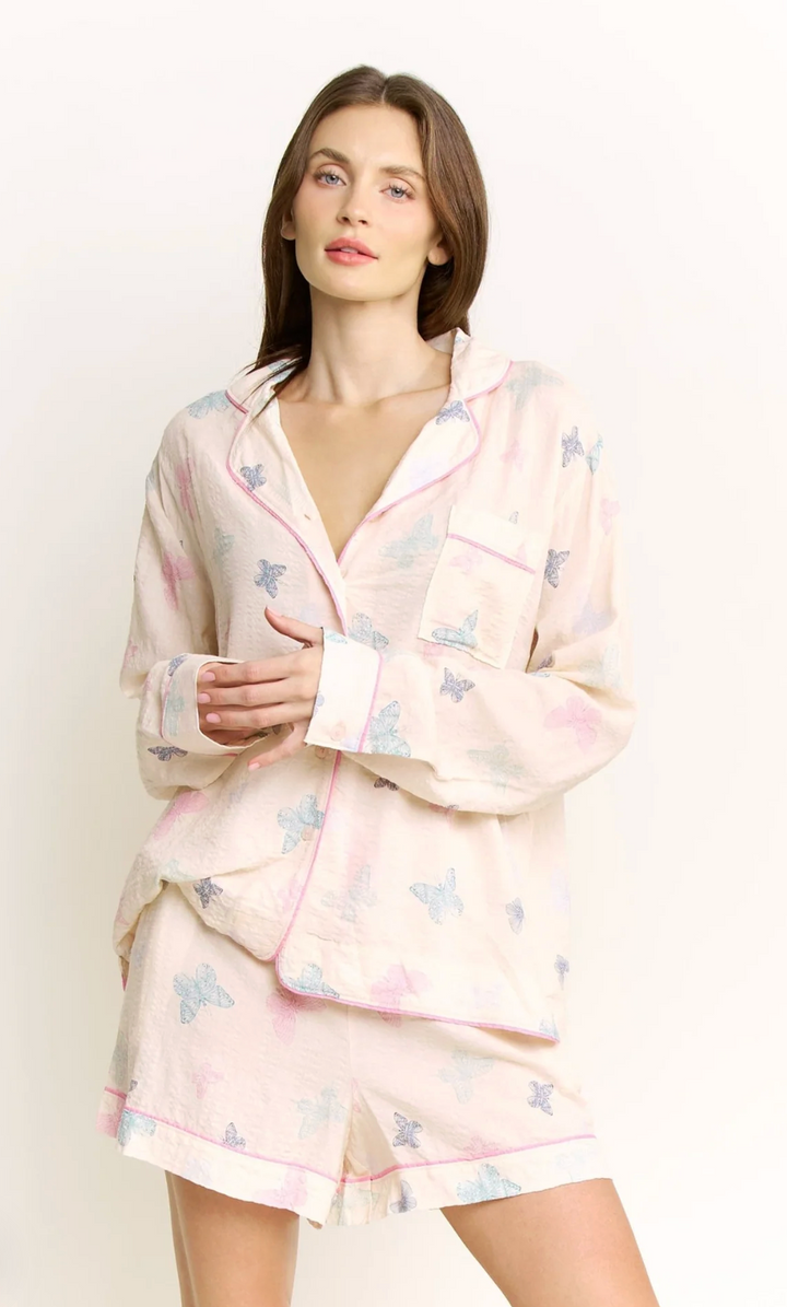 Good Life Long Sleeve Shortie PJ Set