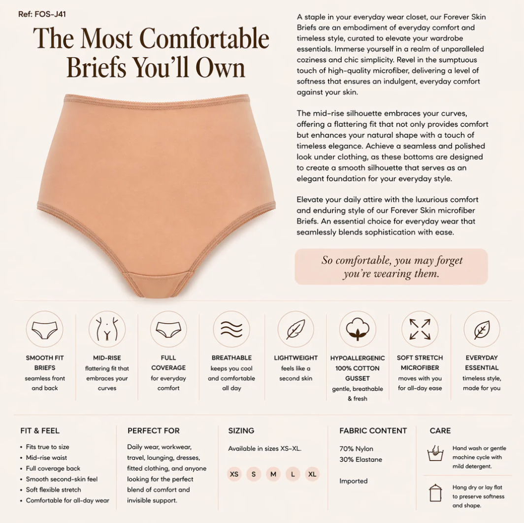 Lightweight Microfiber Brief