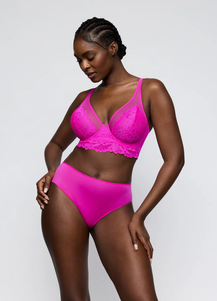 Dear Night Sheer Plunge Bra