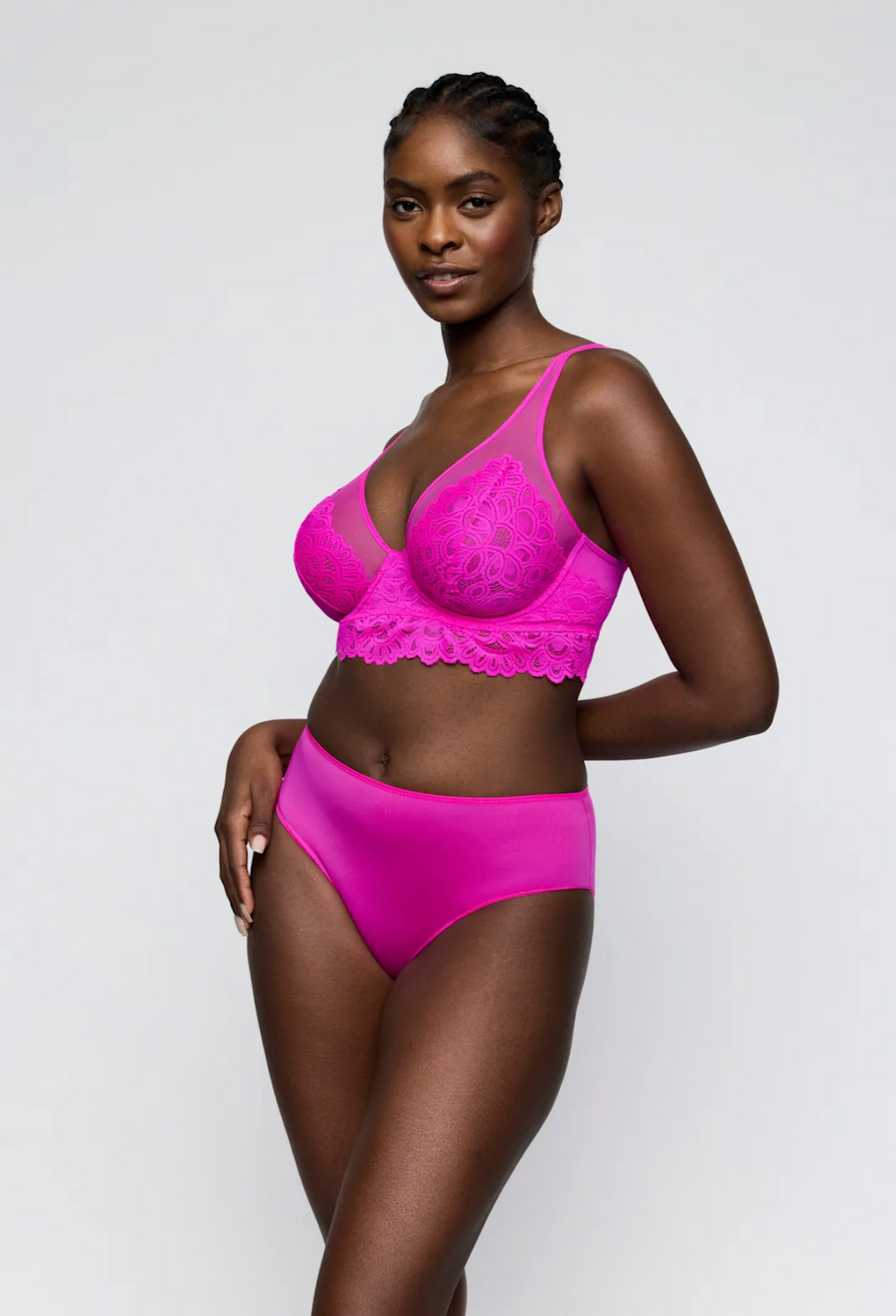 Dear Night Sheer Plunge Bra