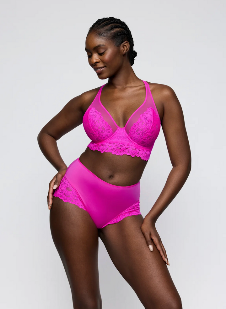 Dear Night Sheer Plunge Bra