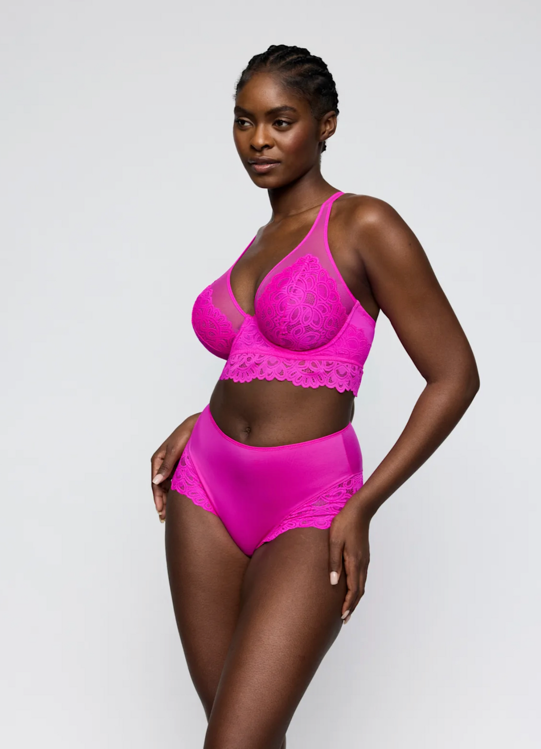 Dear Night Sheer Plunge Bra
