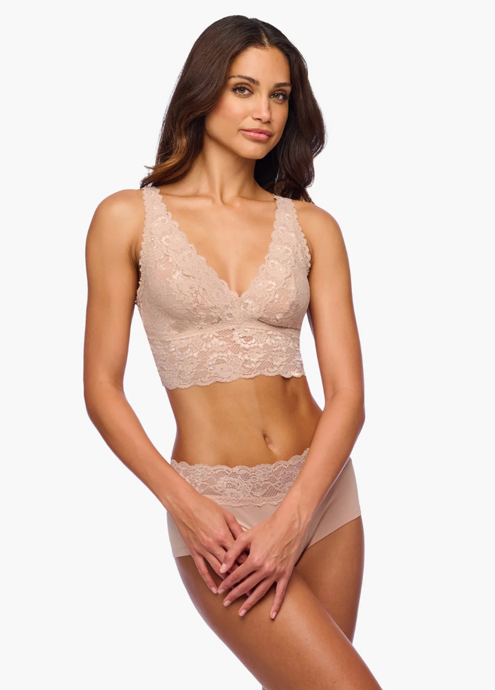 Never Say Never Plungie Longline Bralette