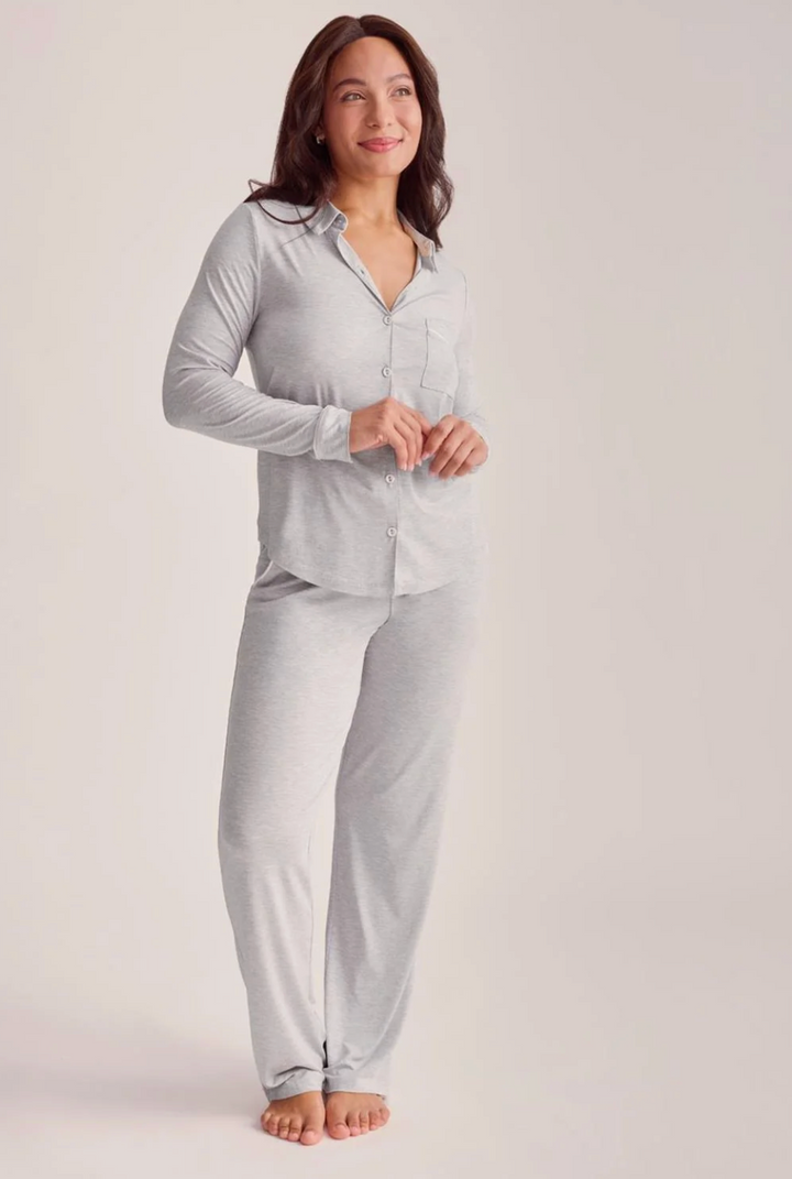 Button Down Pj Set