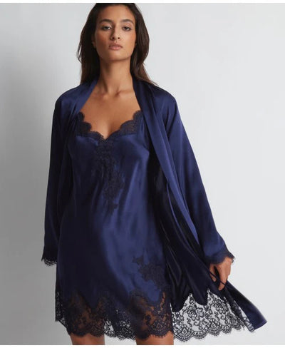 Aubade Soie d'Amour Silk Nighty NAVY QS40