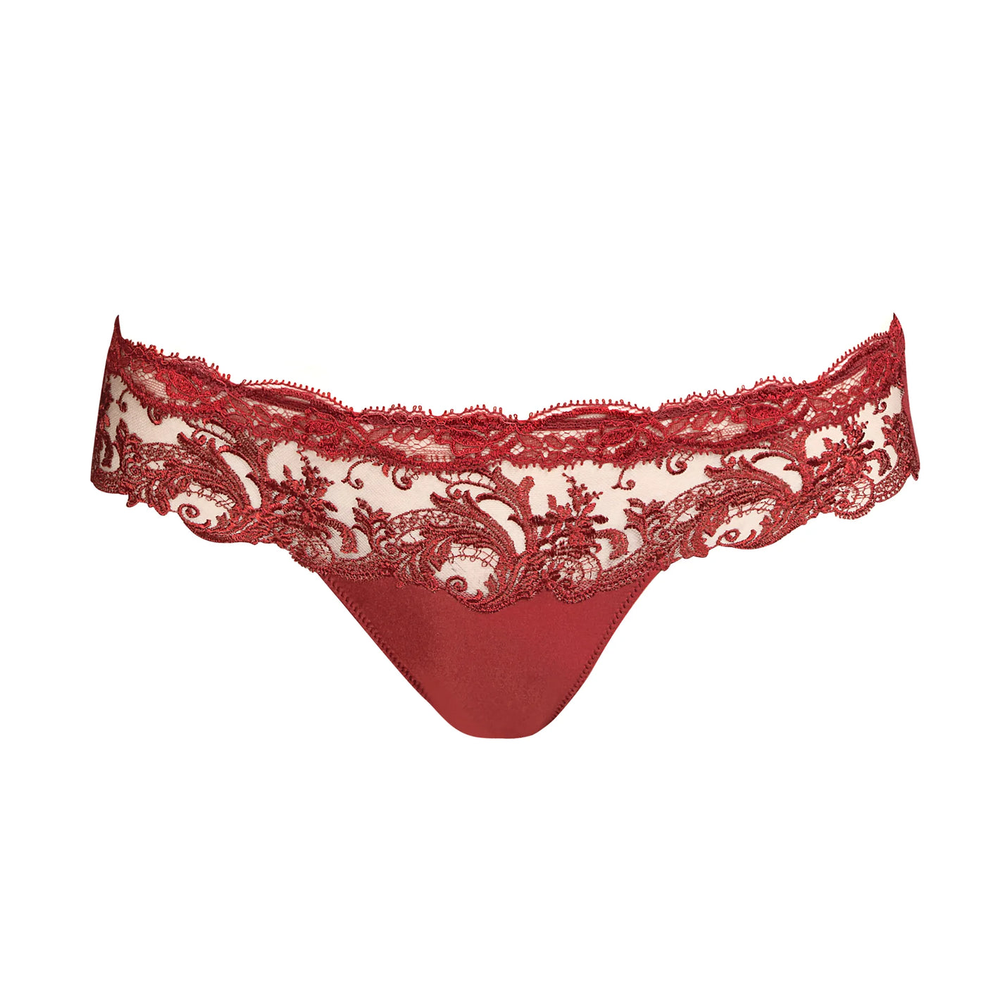 Andres Sarda Cooper Thong Luxury Red