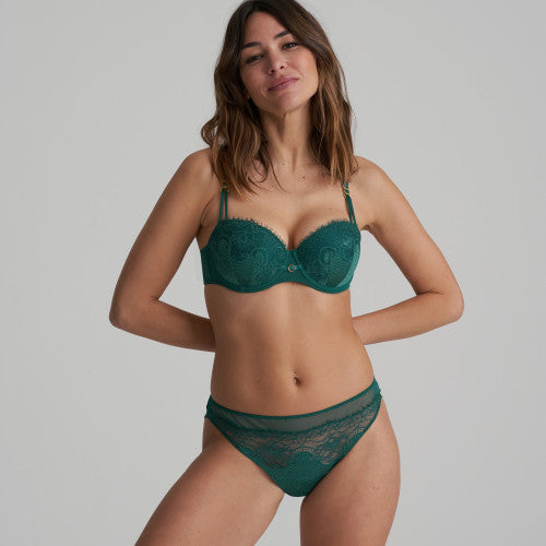 Junoo Balconette Bra JASPER GREEN