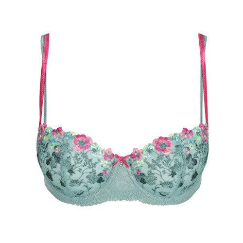 Lizelot SHEER BALCONETTE BRA Bali Green
